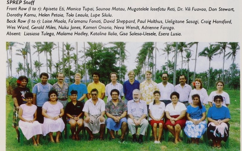 SPREP Staff 1992