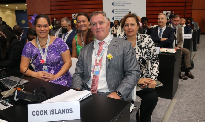 Cook Islands at UNOC2022