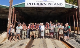 Pitcairn Residents welcome the SPREP team