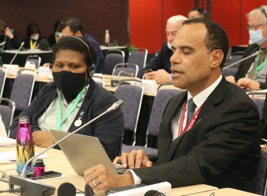 Vanuatu delivers statement at COP15 