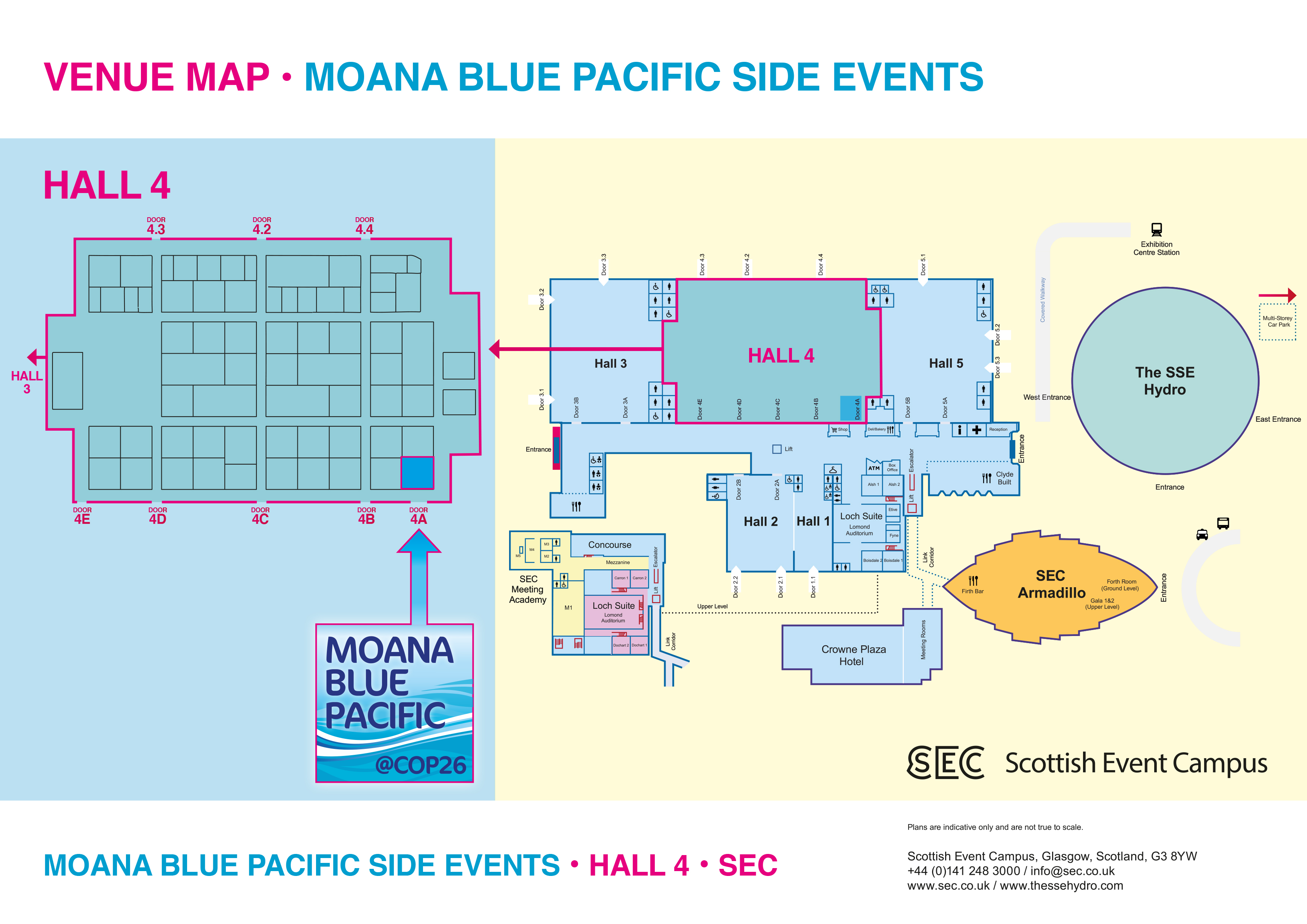 Moana Blue Pacific Side Events Map