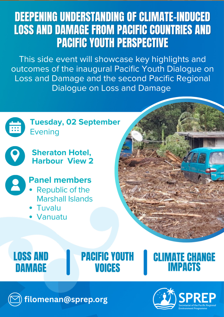 Loss and Damage side event flyer