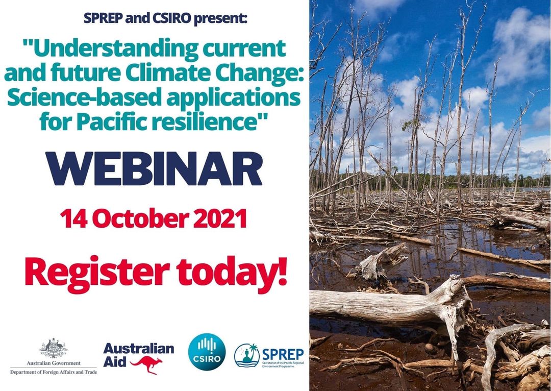 Webinar  - SPREP and CSIRO on 14 October 2021