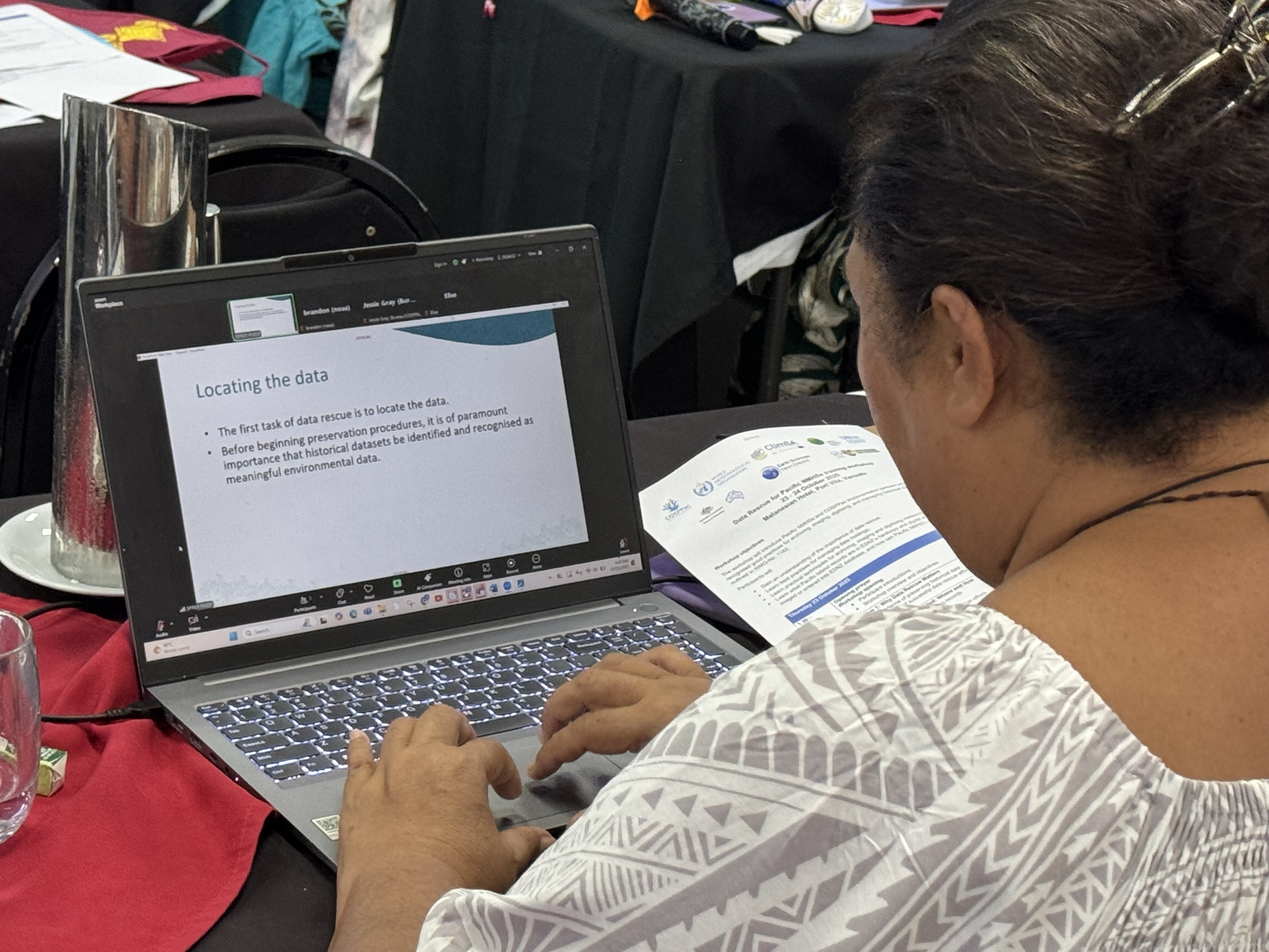 Data rescue workshop