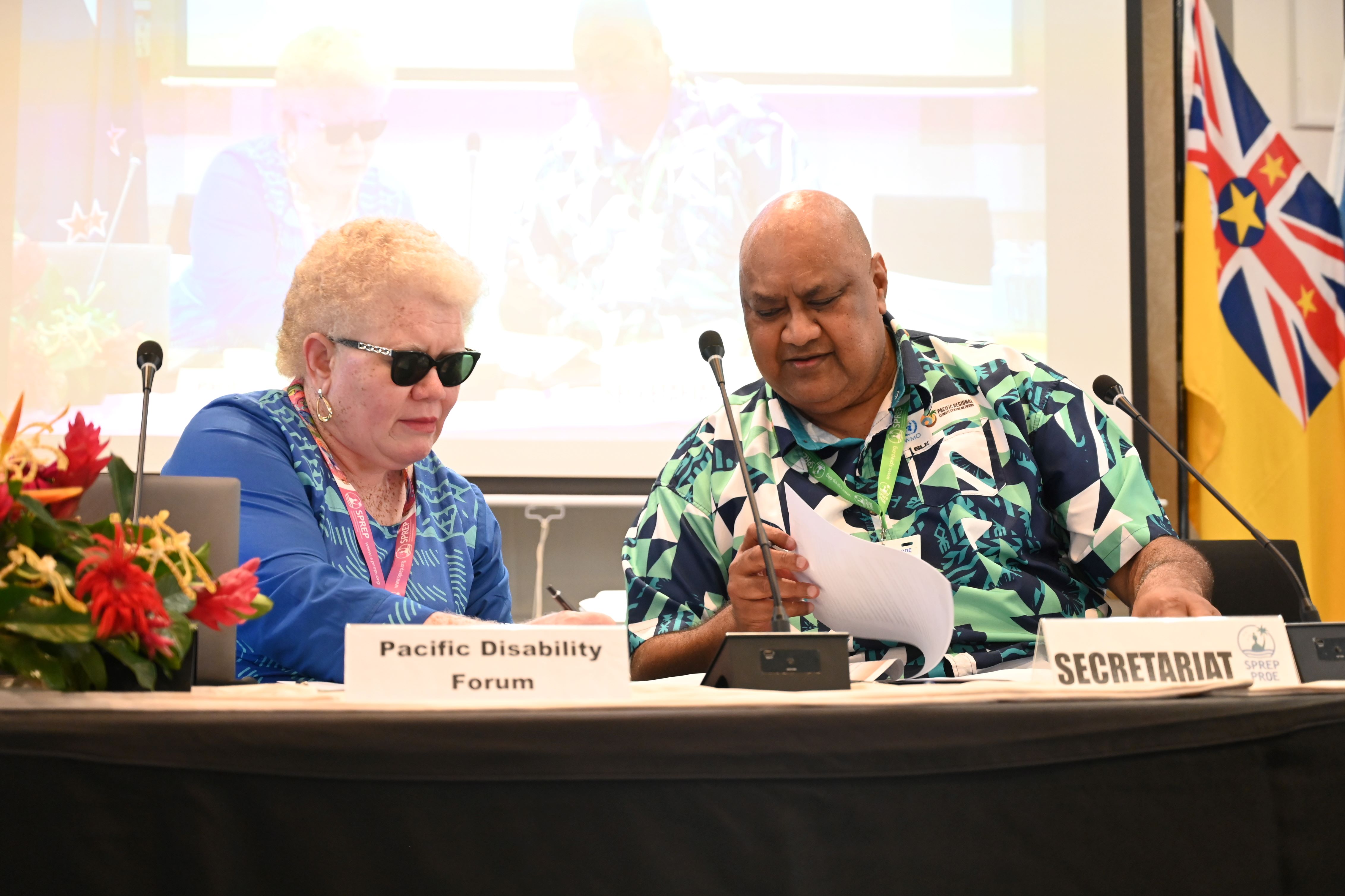 The Pacific Disability signing