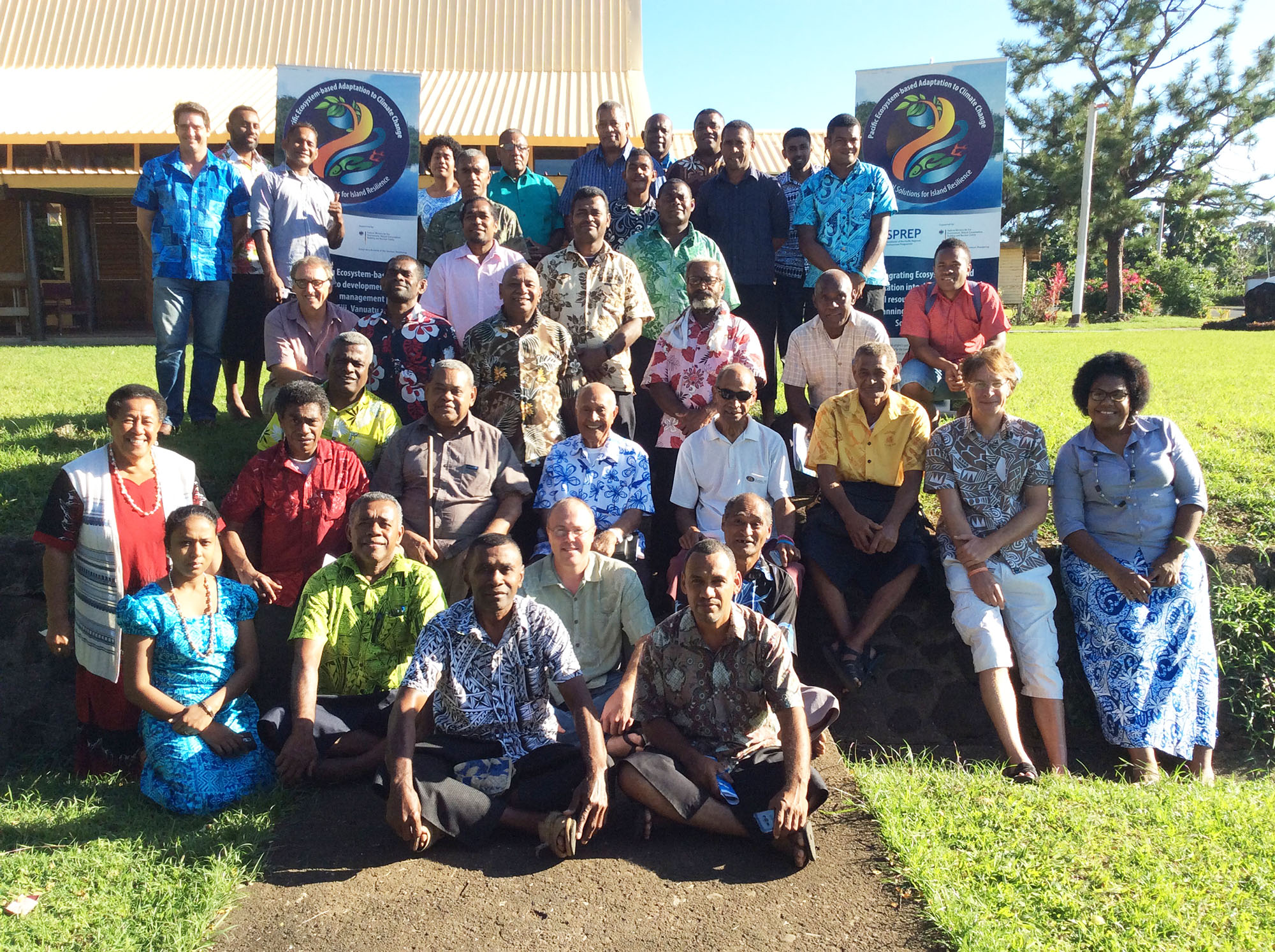 Fijian traditional leaders and partners at the SPREP workshop on natural solutions to climate from 23-25 August