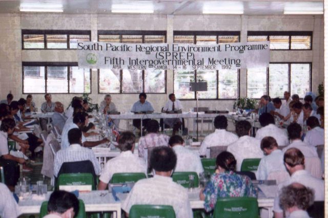 SPREP and Samoa have a long history online
