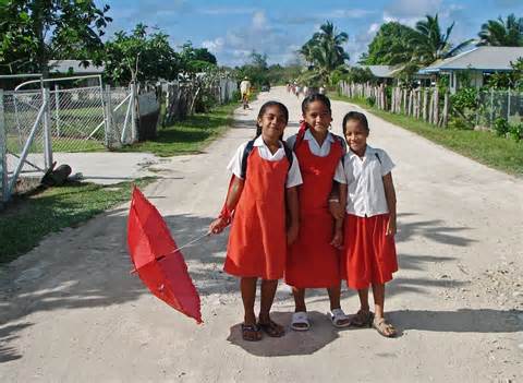School girls in Hihifo Tonga