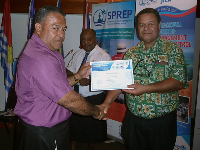 Tonga Certificate