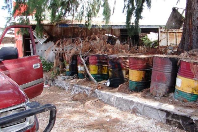 Used oil1 - Evidence of Used Oil Drums in Nauru 2