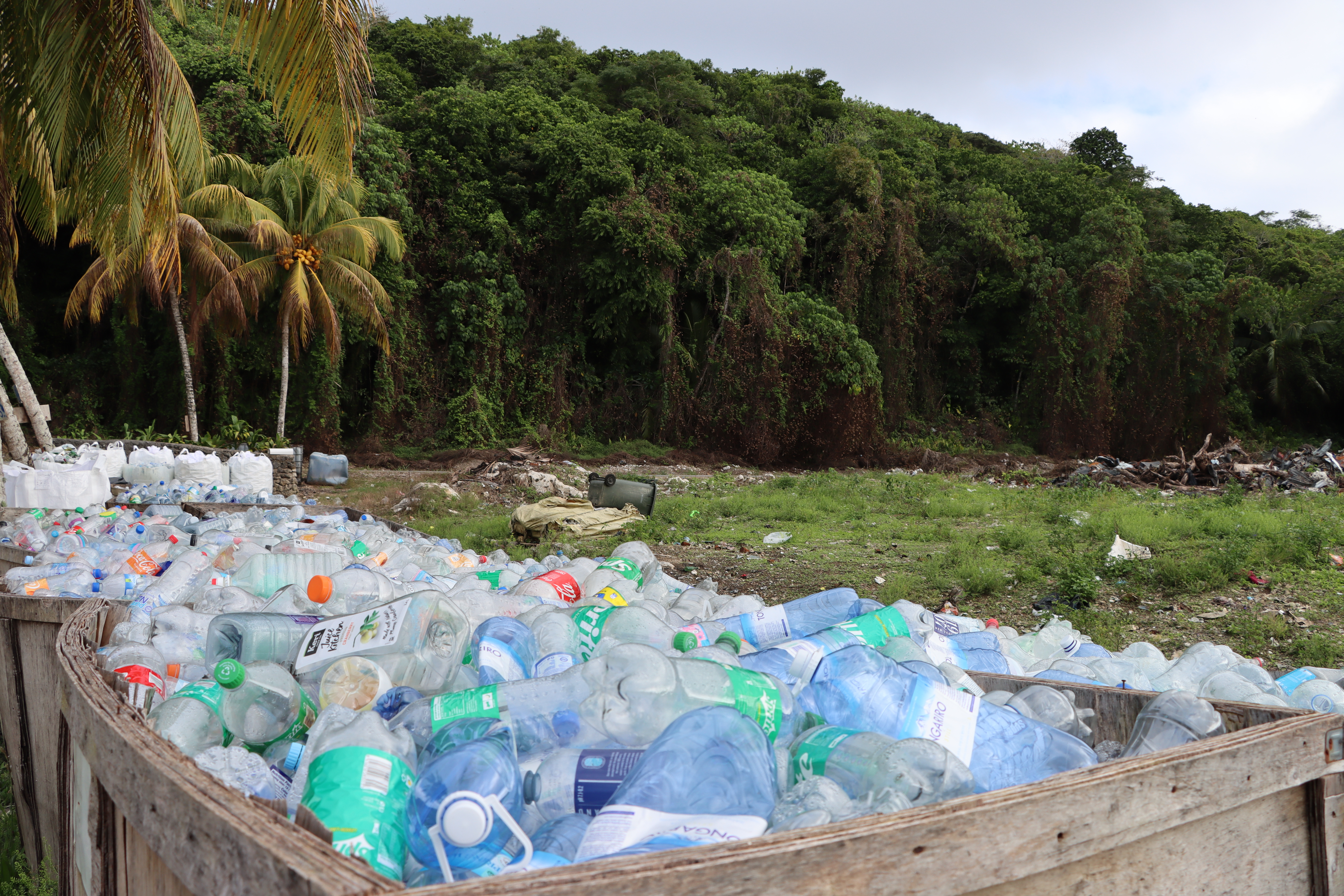 Plastic waste in the Pacific