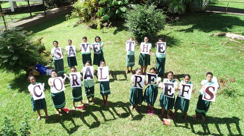 Vailima Primary School save our coral reefs