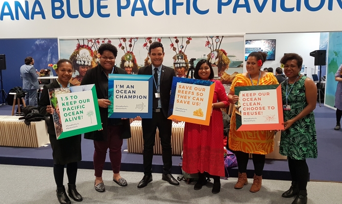 Pacific Youth at COP25 in Madrid, Spain