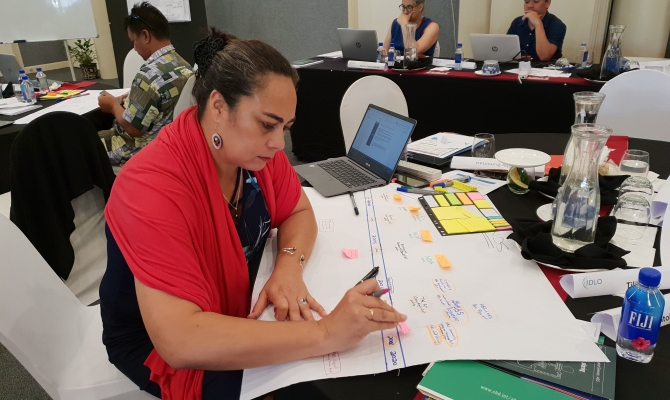 Participant at the regional training course on designing and implementing mutually agreed terms and contracts for access and benefit-sharing