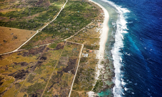 Aftermath of Cyclone Pam 2015