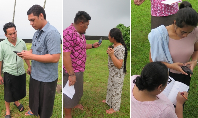 Building capacity to map protected and conserved areas in Samoa