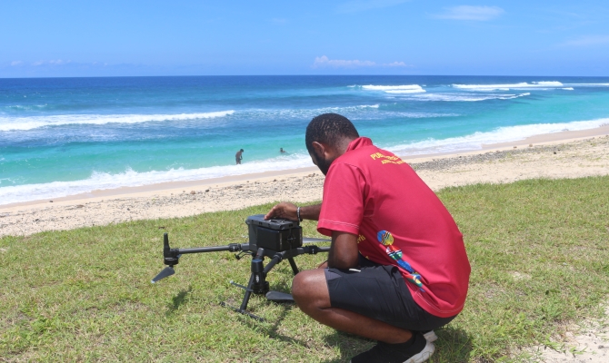 LiDAR drone in Vanuatu