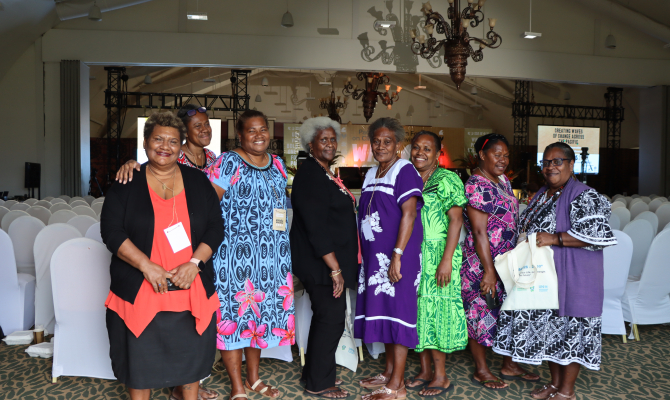 Vanuatu women at PIFCE 