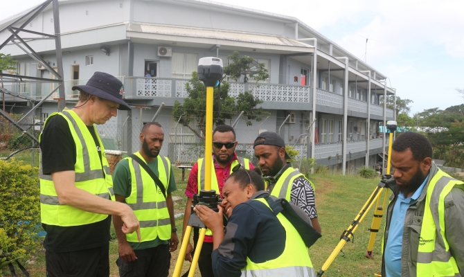 Vanuatu Government agencies rely on geospatial data like land surveys and maps to effectively measure the effects of climate change.