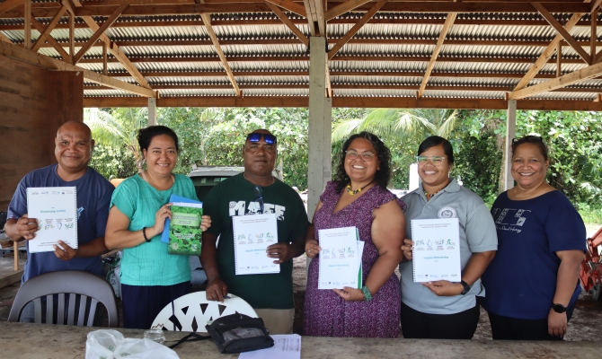 SPREP with Palau Conservation Society (PCS) and Bureau of Agriculture present the impacts Analysis (iA) Methodology tool guide.