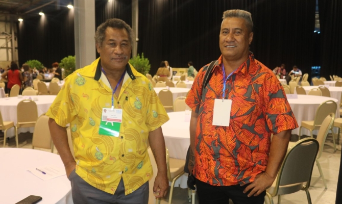 Mr Epu Falenga and Mr Veari Kula 