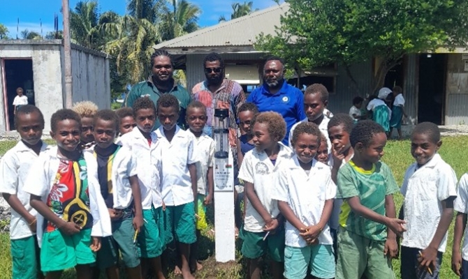 Imailone Primary school students on Tanna Island