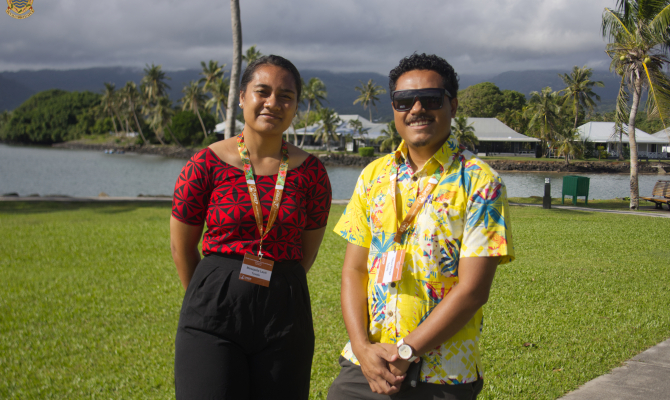 Tuvalu delegates Loss and Damage