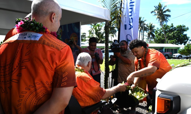 CLIMSA handover Samoa