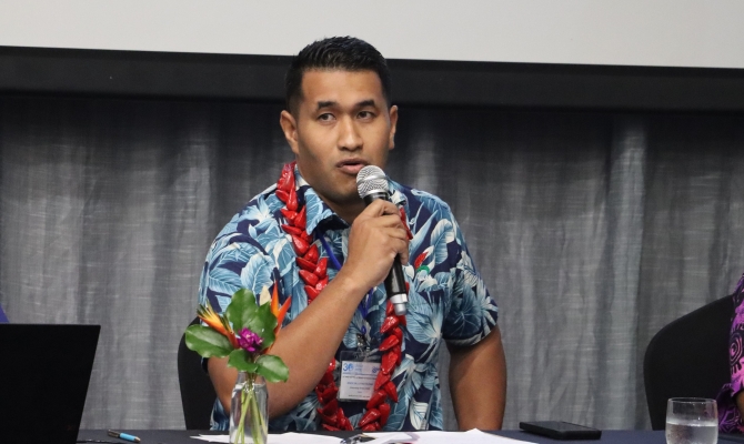 Dr Luteru Tauvale of Samoa