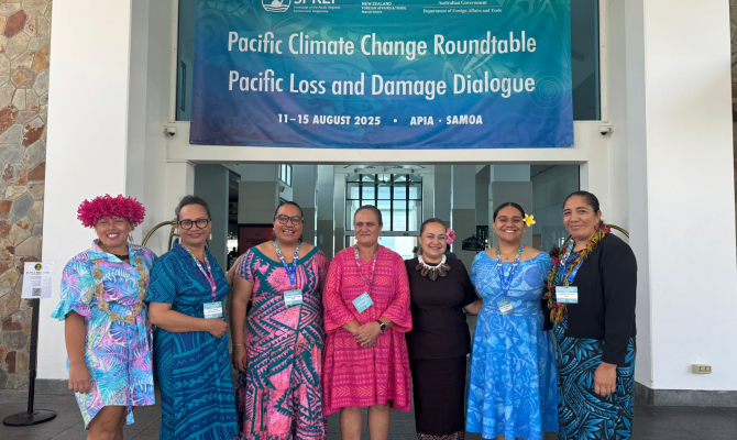 Niue women delegation to PCCR 