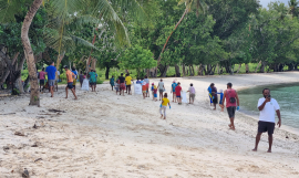 The clean up in Vanuatu