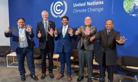 Some of the Pacific leaders at COP26 in Glasgow