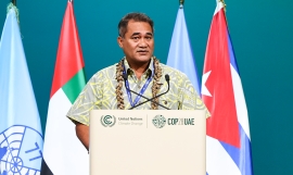 Samoa as Chair of AOSIS. 