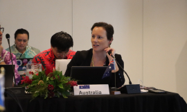 Susan McEerlain - Australia's SPREP Member and Noumea Convention Focal Point