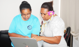 The Nauru GIS training