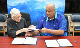 Monash University and SPREP signing