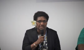 The Director General of Vanuatu’s Ministry of Climate Change, Ms. Esline Garaebiti