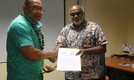 Partnership between SPREP and Solomon Islands National University now formalised