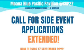 Moana Blue Pacific call for side events