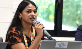 Fiji delegation take the floor