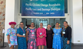 Niue women delegation to PCCR 