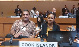 The Cook Islands delegation.