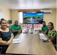 The PACRES team in Tuvalu.