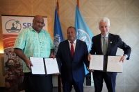 FAO and SPREP signing