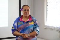 Niue training Rossy Mitiepo