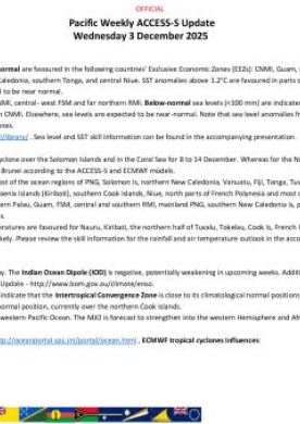 Pacific Weekly ACCESS-S Update 20251203