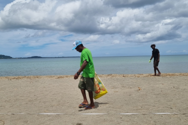 The work on the ground in Vanuatu. 