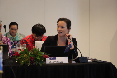 Susan McEerlain - Australia's SPREP Member and Noumea Convention Focal Point