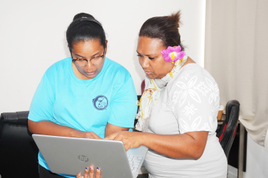 The Nauru GIS training