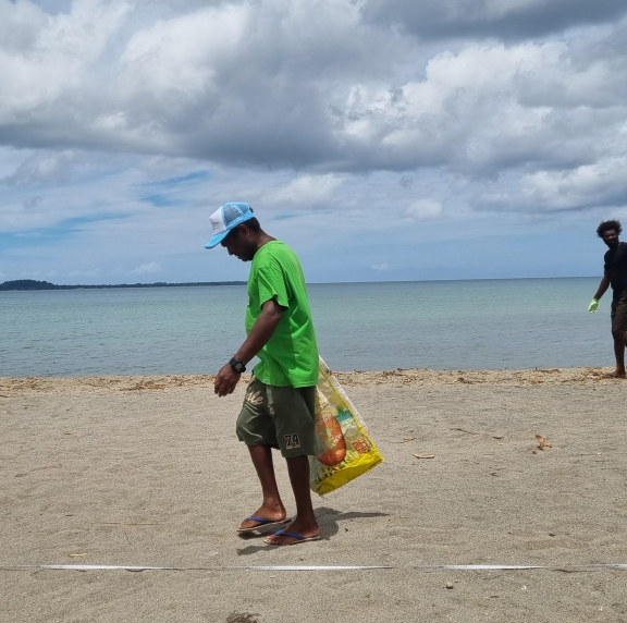 The work on the ground in Vanuatu. 
